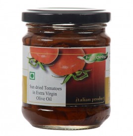 Fiordelisi Sun dried Tomatoes in Extra Virgin Olive Oil  Glass Jar  180 grams
